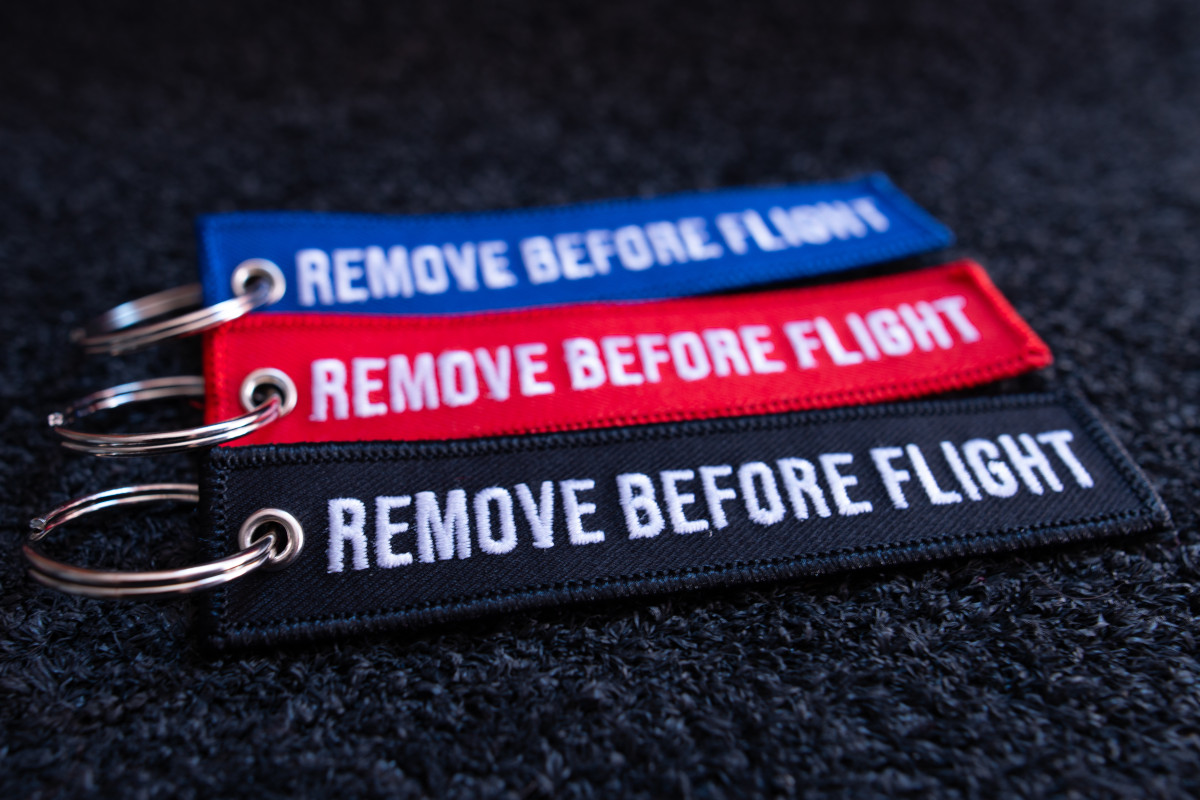 Porte-clés Remove Before Flight